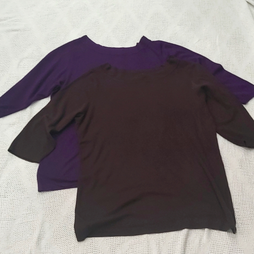 Dressbarn Scoop Neck Lightweight Sweater
